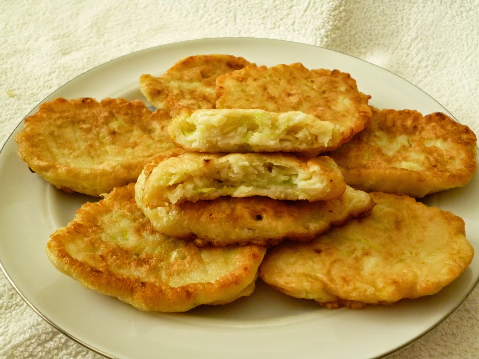 Кабачковые оладьи пышные