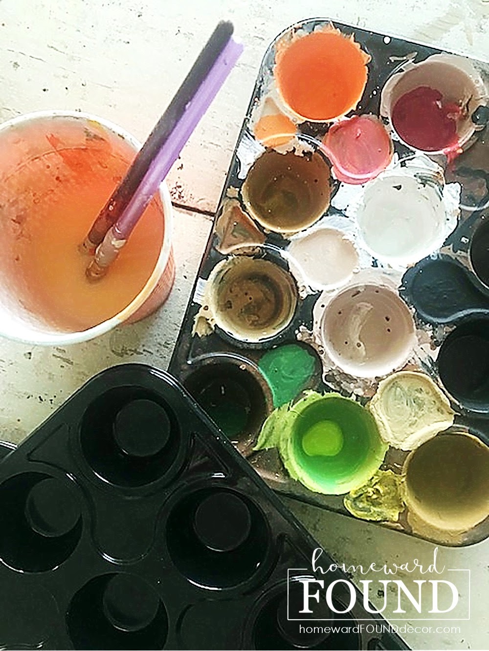 3 upcycled paint palette ideas homeward found decor