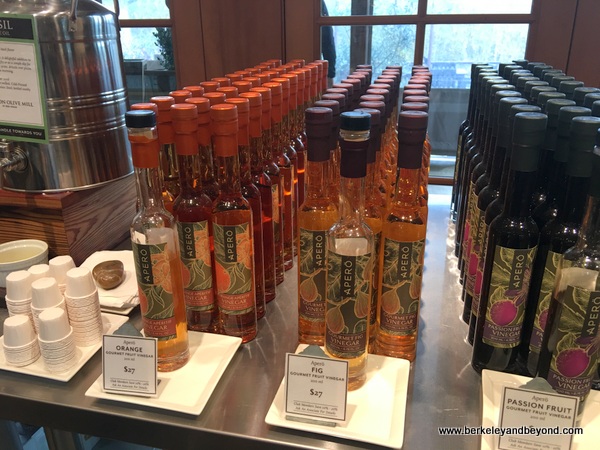 olive oil tasting bar at Red Ridge Farms in Dayton in Willamette Valley in Oregon olive oil tasting bar at Red Ridge Farms in Dayton in Willamette Valley in Oregon