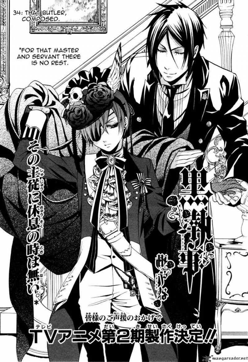 kuroshitsuji black butler, Chapter 34 - Black Butler Manga Online