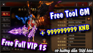 Tải game MU Kỳ Tích 全民奇迹 Free Tool GM + 999999999 KNB Free Full VIP 15 | App tải game Trung Quốc hay