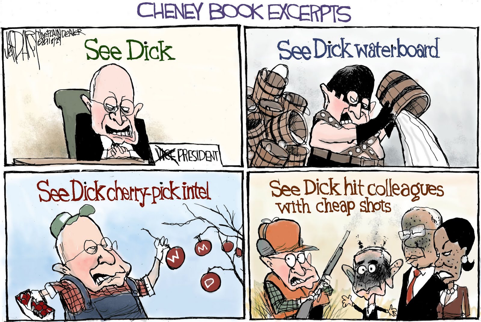Whose heart did dick cheney