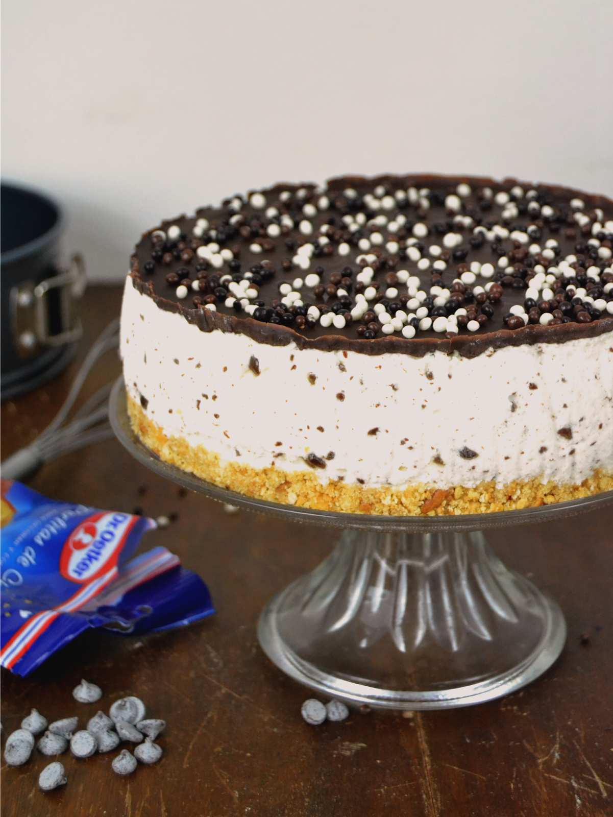 Tarta mousse de stracciatella | Cuuking! Recetas de cocina