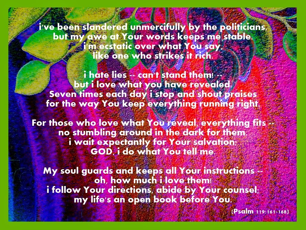 Ad For GOD One Message At A Time PSALM 119 The MESSAGE Translation ad-for-god-one-message-at-a-time-psalm-119-the-message-translation