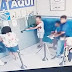 Dupla de moto assalta correspondente bancário e clientes na tarde desta quarta-feira (18) em Patos. Veja o vídeo
