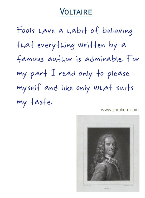 Voltaire Quotes. Self-knowledge Quotes, Wisdom Quotes, Thinking Quotes, Freedom of Speech, Morality Quotes & Truth Quotes. Voltaire Philosophy / Voltaire Thoughts