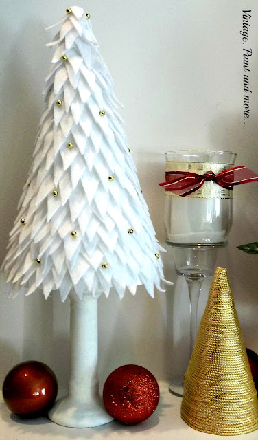 Christmas Mantel | Vintage, Paint and more...