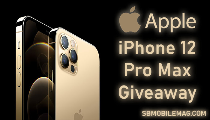 Apple Iphone 12 Pro Max Giveaway 2021 Free International Giveaway - 6gb512gb - Gold Color Sb Mobile Mag