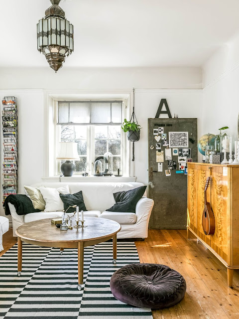 A charming Swedish home in an  former old railway station