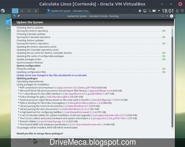 Actualizamos Calculate Linux