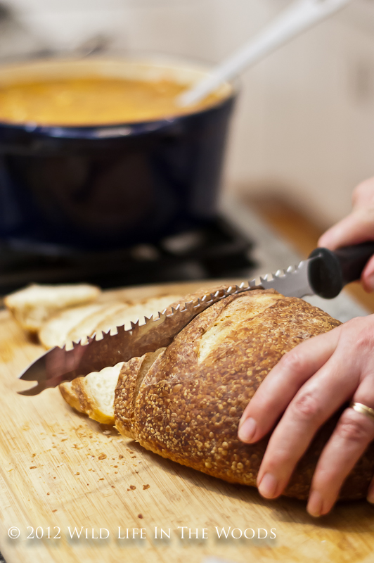 Sourdough Bread Recipe with the KitchenAid® Sifter and Scale Attachment 