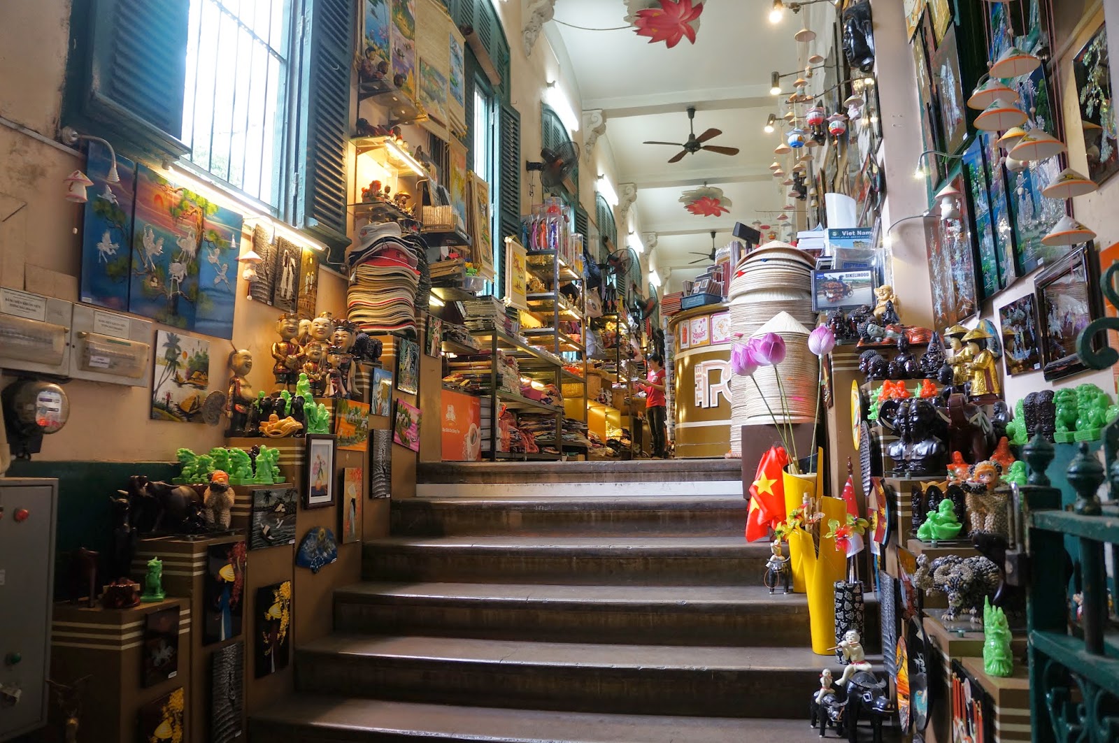 Souvenir shop in Saigon Central Post Office