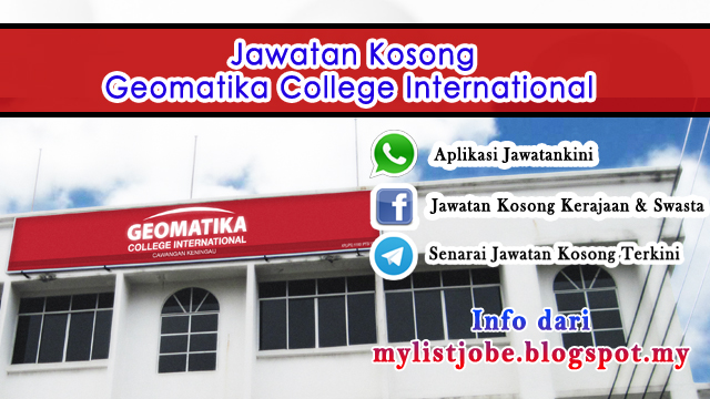 Jawatan Kosong di Geomatika College International,Kuala Lumpur