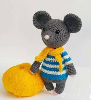 PATRON GRATIS RATON AMIGURUMI 45123