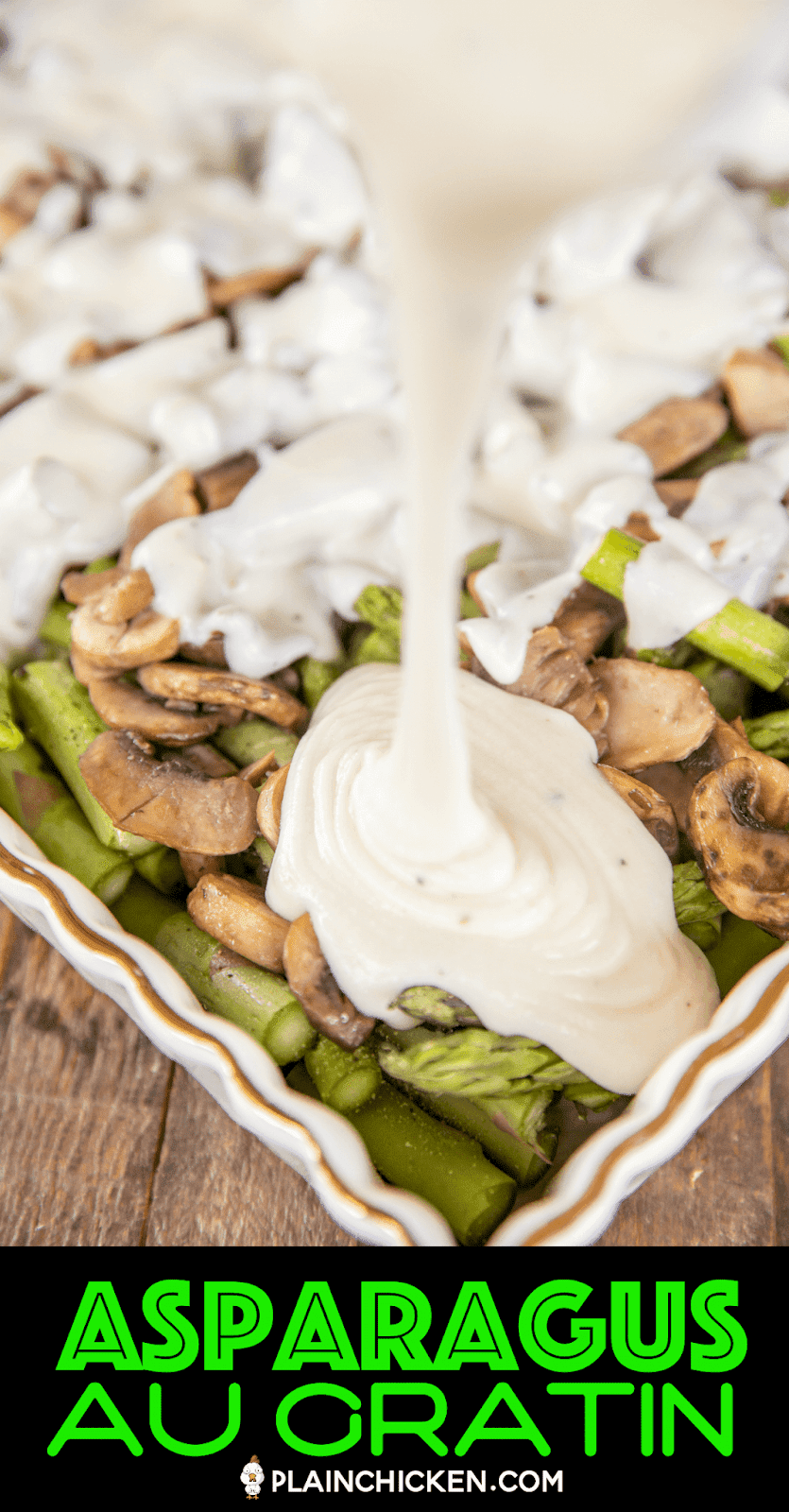 Asparagus Au Gratin Plain Chicken®