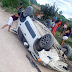 Padre perde controle da direção e capota veículo entre as comunidades de Lagoa da Cruz e Alambique, município de Barrocas Bahia 