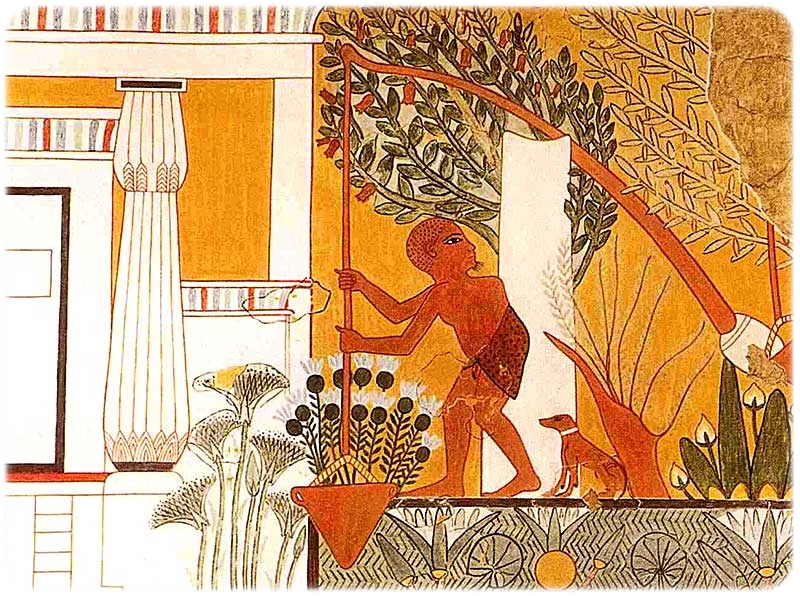 Ancient Egyptian irrigation methods Egy king