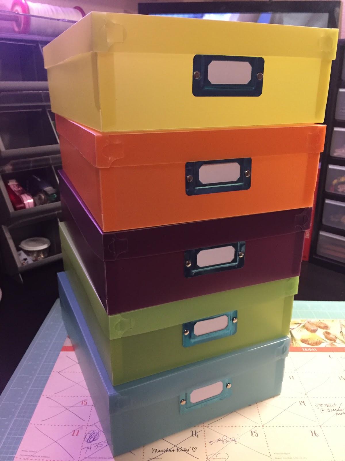 Cottage Cozy Rainbow Storage...