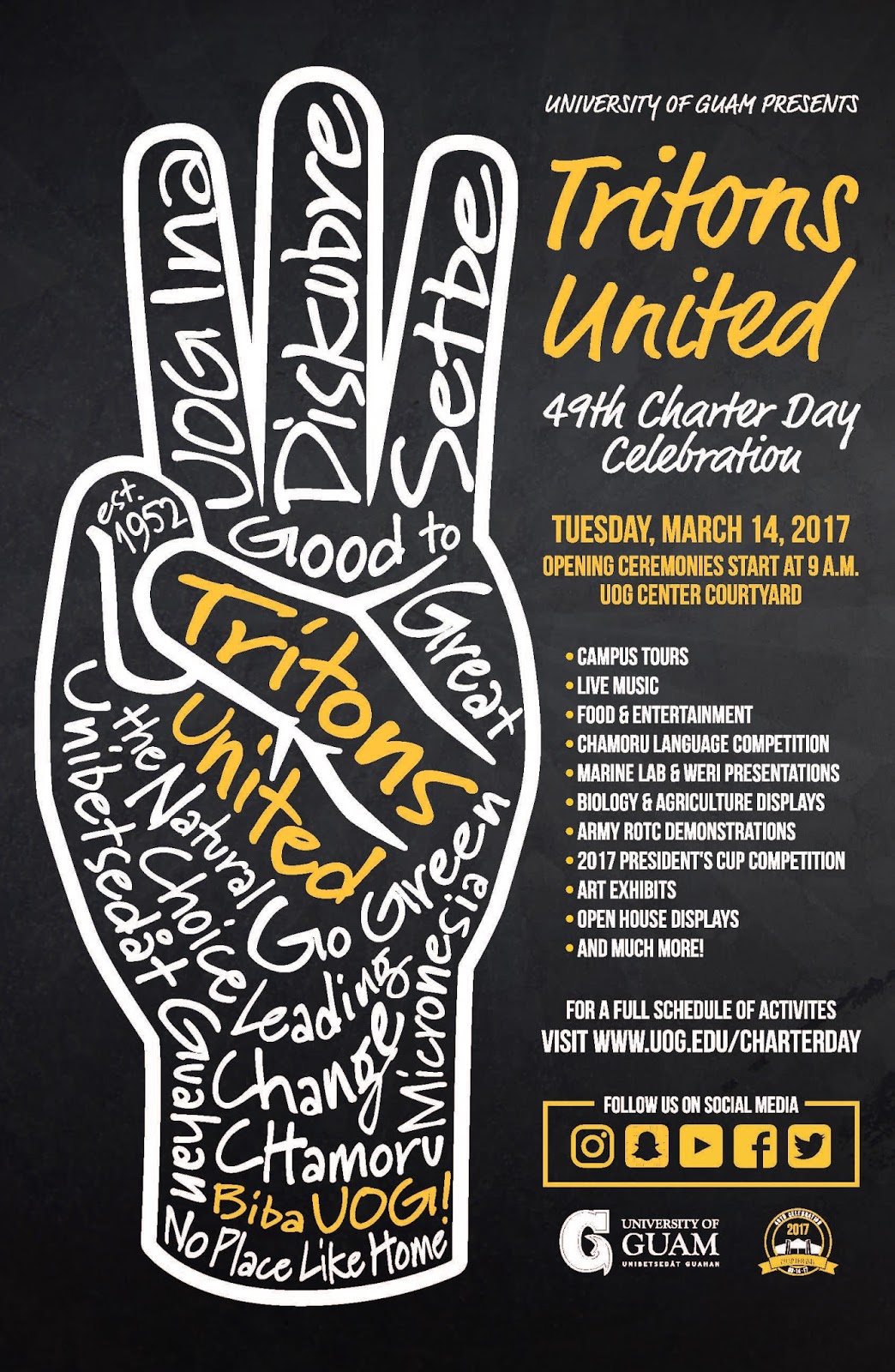 Reflective Journey in the Pacific: UOG Charter Day - March 14