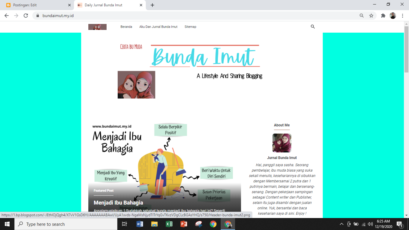 merubah template blog