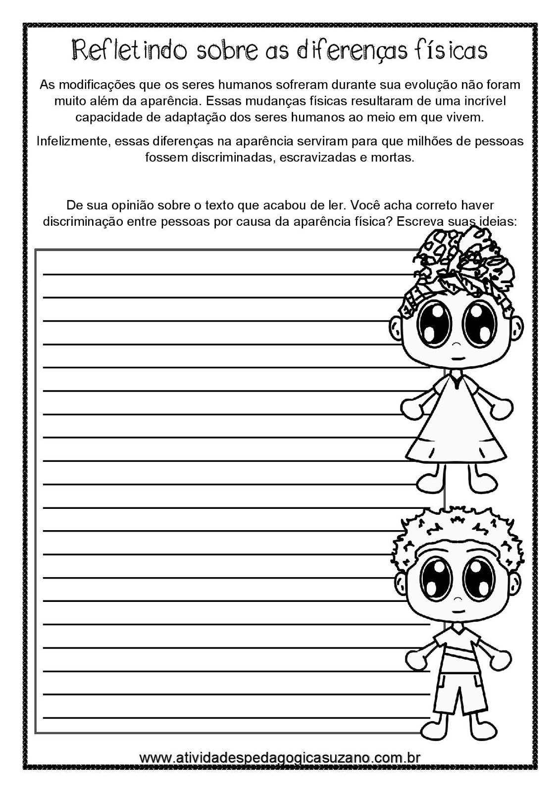 Atividades, Atividades pedagogicas, Atividades sobre consciência negra