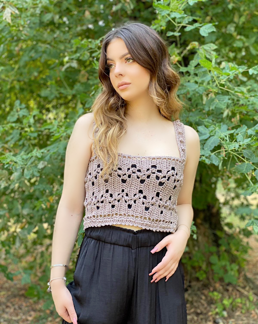 Keira Filet Crochet Top -pattern release