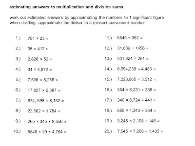 MEDIAN Don Steward mathematics teaching: estimating sums
