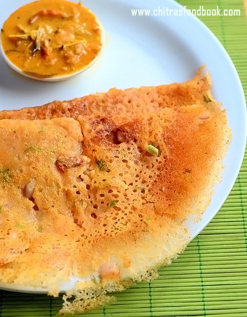 Instant Tomato Dosa Recipe With Rice Flour Instant Thakkali Dosai