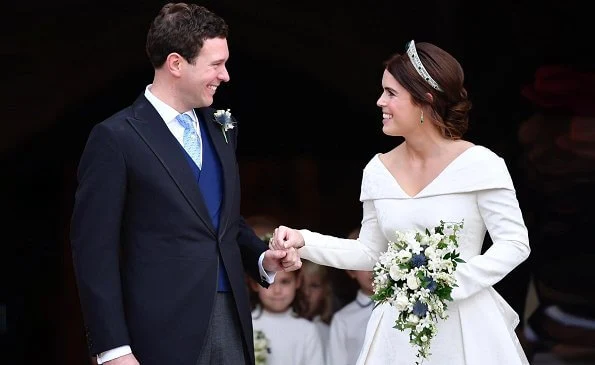 Princess Eugenie of York is pregnant and expecting her first child. Princess Eugenie and Jack Brooksbank married at St George's Chapel in Windsor