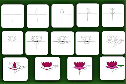 how-to-draw-a-lotus, how-to-draw-a-lotus-for-kids