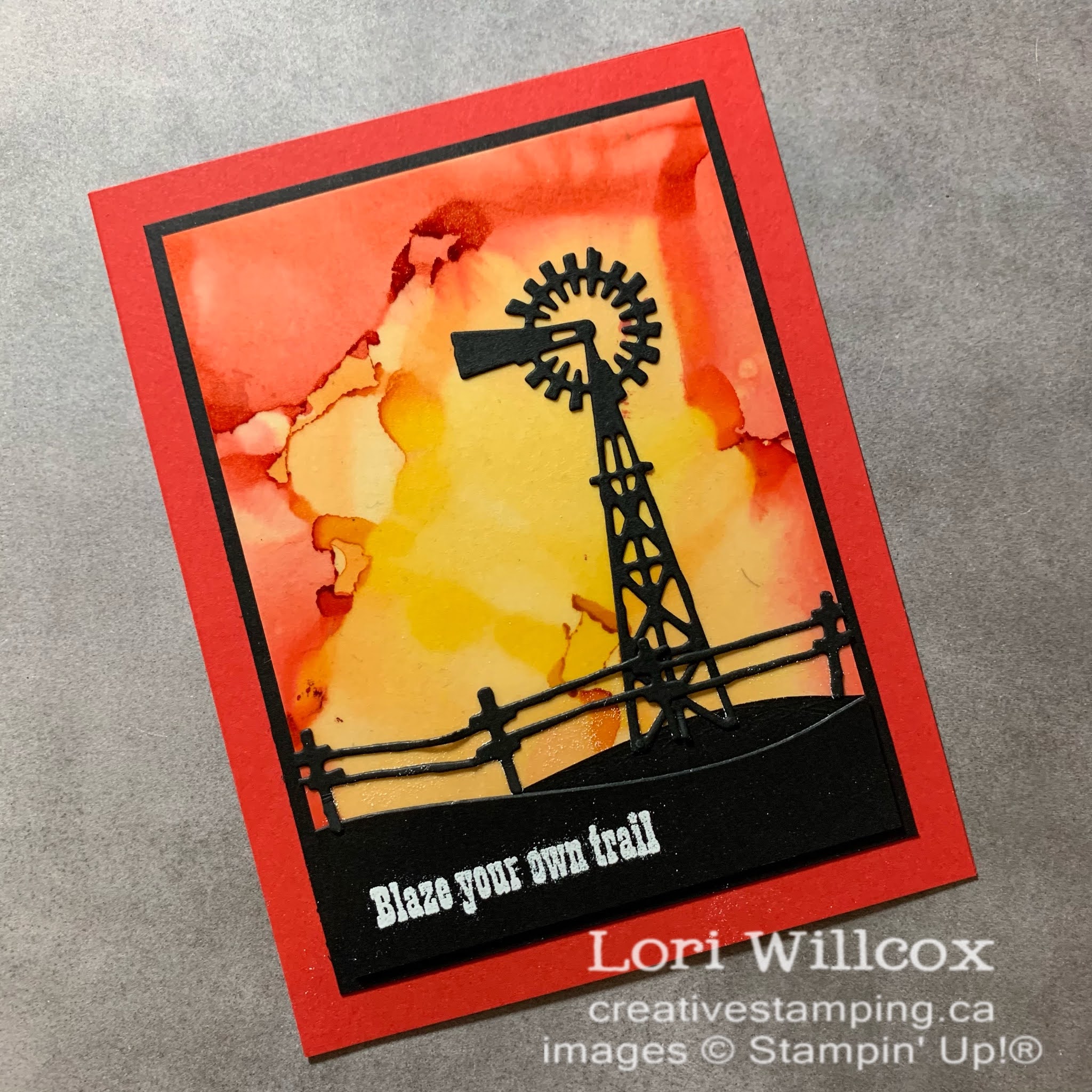 Creative Stamping with Lori Ride The Range Kylie's Top Ten Winners