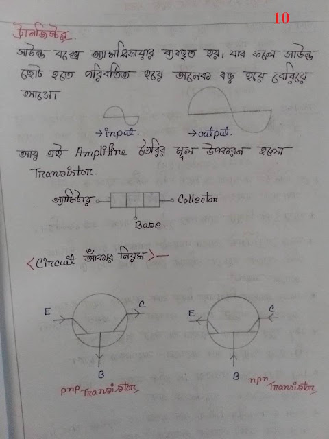 ৯ম ও ১০ম শ্রেণির পদার্থ বিজ্ঞানের ১৩তম অধ্যায়ের হ্যান্ড নোট