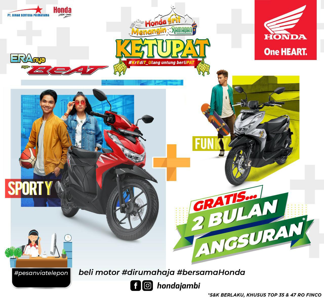 Brosur Kredit Motor Honda Mei 2020 Dealer Sepeda Motor Honda Sungai Bahar Jambi