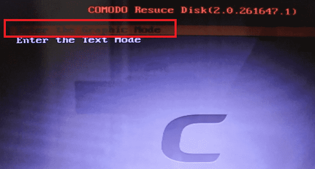 شرح أسطوانة الإنقاذ Comodo Rescue Disk إزالة فيروسات لا تقبل الحذف وحذف البرمجيات الضارة والخبيثة