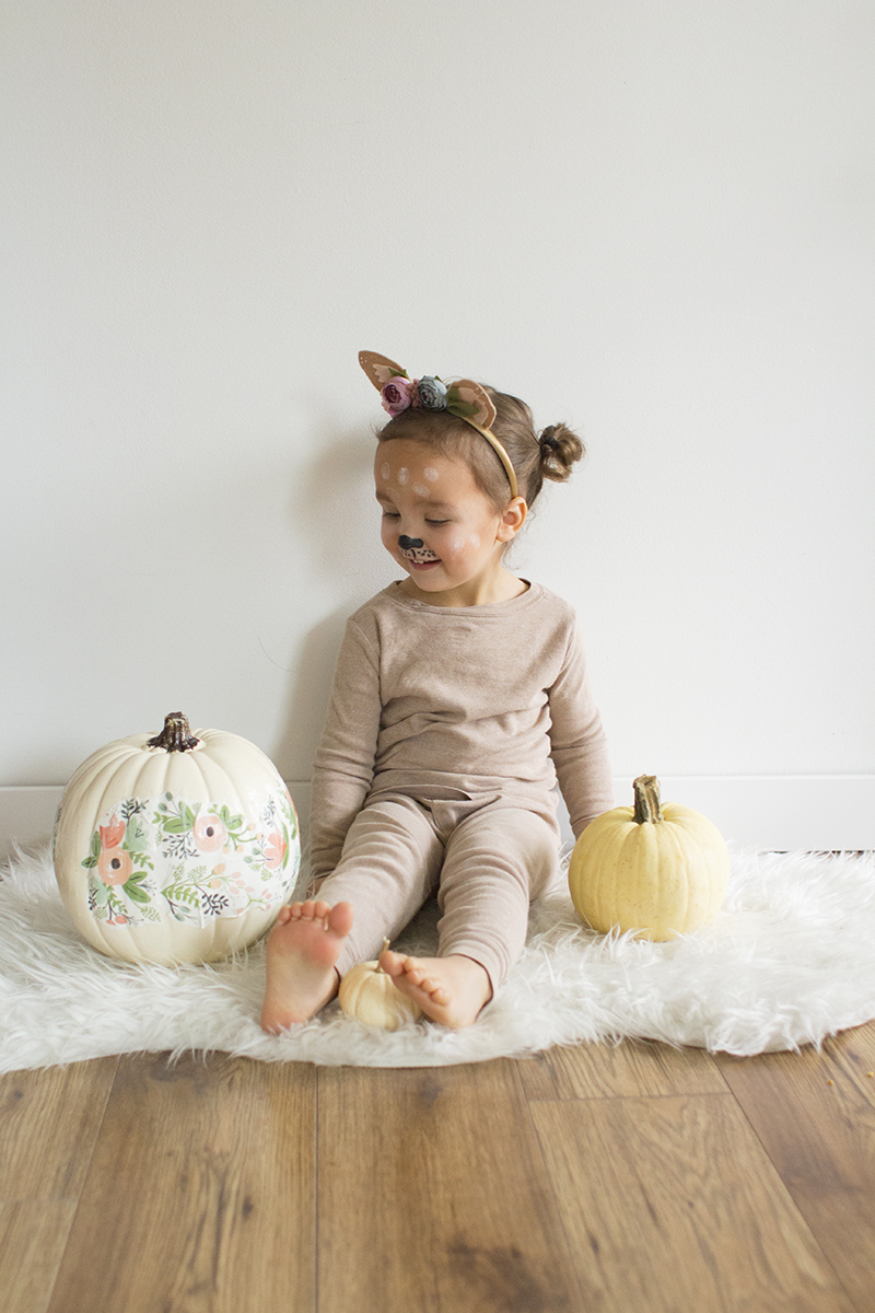 DIY Deer Toddler Costume