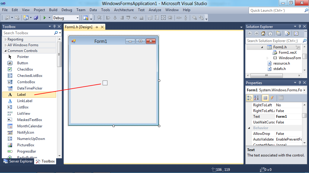 Visual C++ CLR Windows Forms Application on Microsoft Visual Studio ...