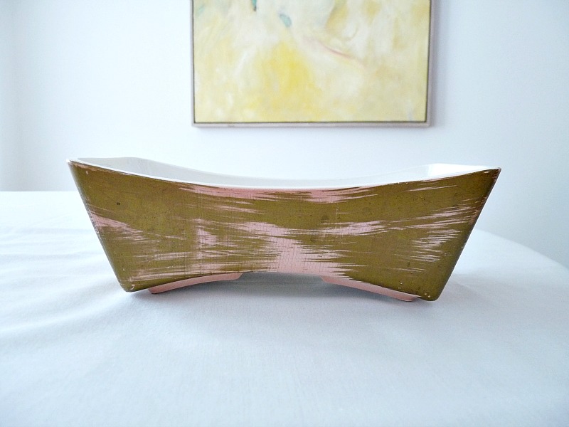 Pink and gold succulent planter Pink and gold succulent planter