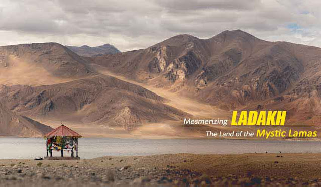 Pangong Lake as seen during Leh Ladakh Package Tour from Kolkata