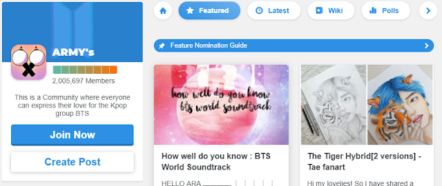 Amino Apps BTS Bangtan Sonyeondan