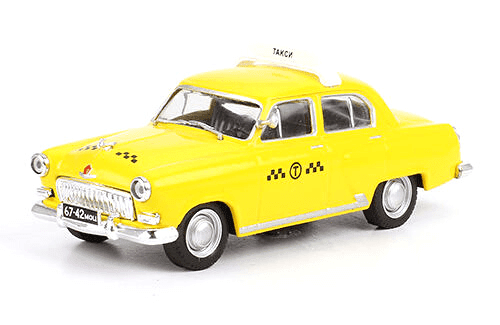 Gaz M21 Volga 1955 MOSCÚ 1:43 taxis del mundo