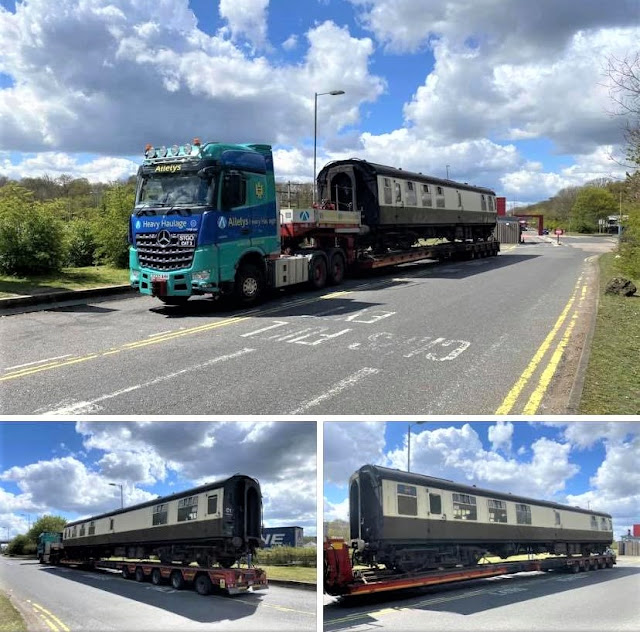 Llanblogger news from Llangollen First piece of rolling stock leaves Llangollen Railway for