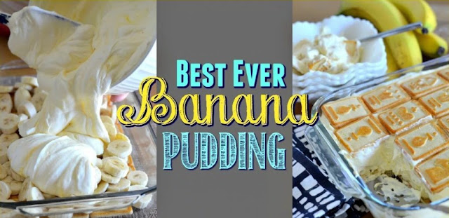 Best Ever Banana Pudding #desserts #pudding