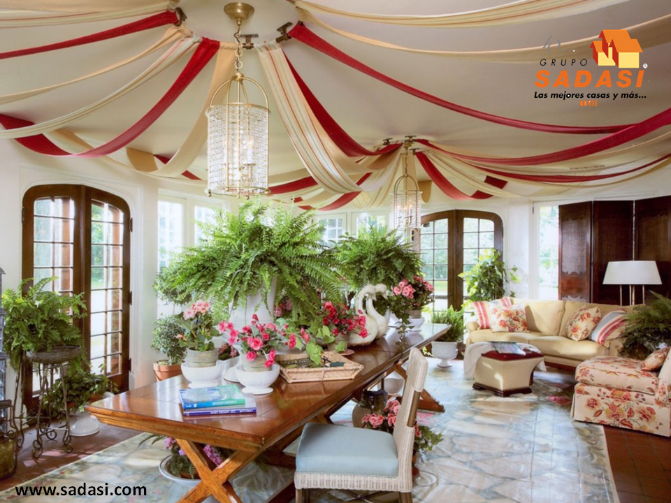 SADASI CORPORATIVO: DECORACIÓN DE TECHOS CON TELAS