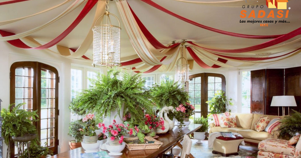 SADASI CORPORATIVO: DECORACIÓN DE TECHOS CON TELAS