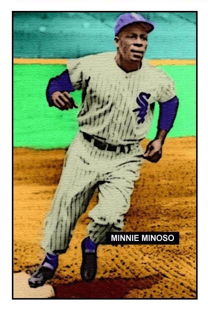Cards That Never Were: Barrier Breakers: 1951 Minnie Minoso - Chicago White  Sox