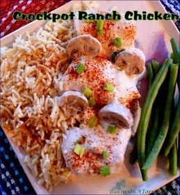 Crockpot Ranch Chicken, mix and cook, it’s that easy to put a flavorful dinner on the table. | Recipe developed by www.BakingInATornado.com | #recipe #dinner