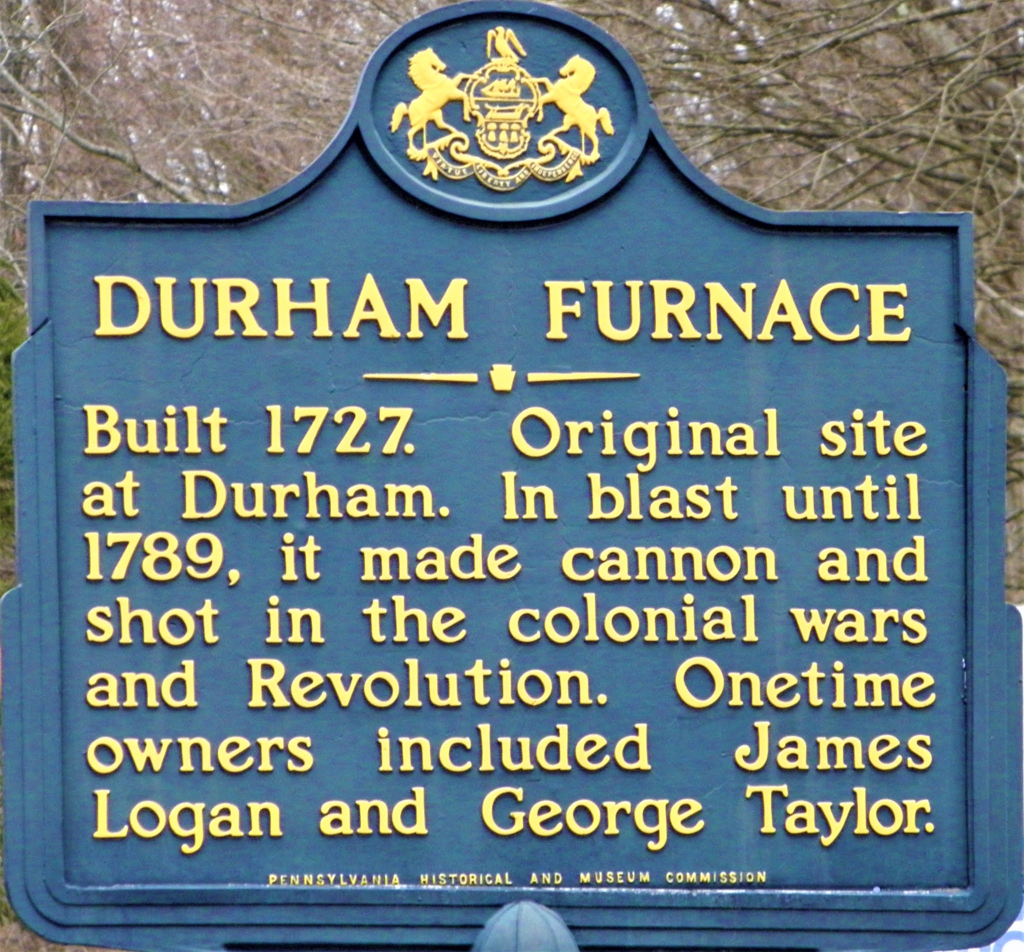 MarkerQuest Durham Furnace, Durham Township, Bucks County