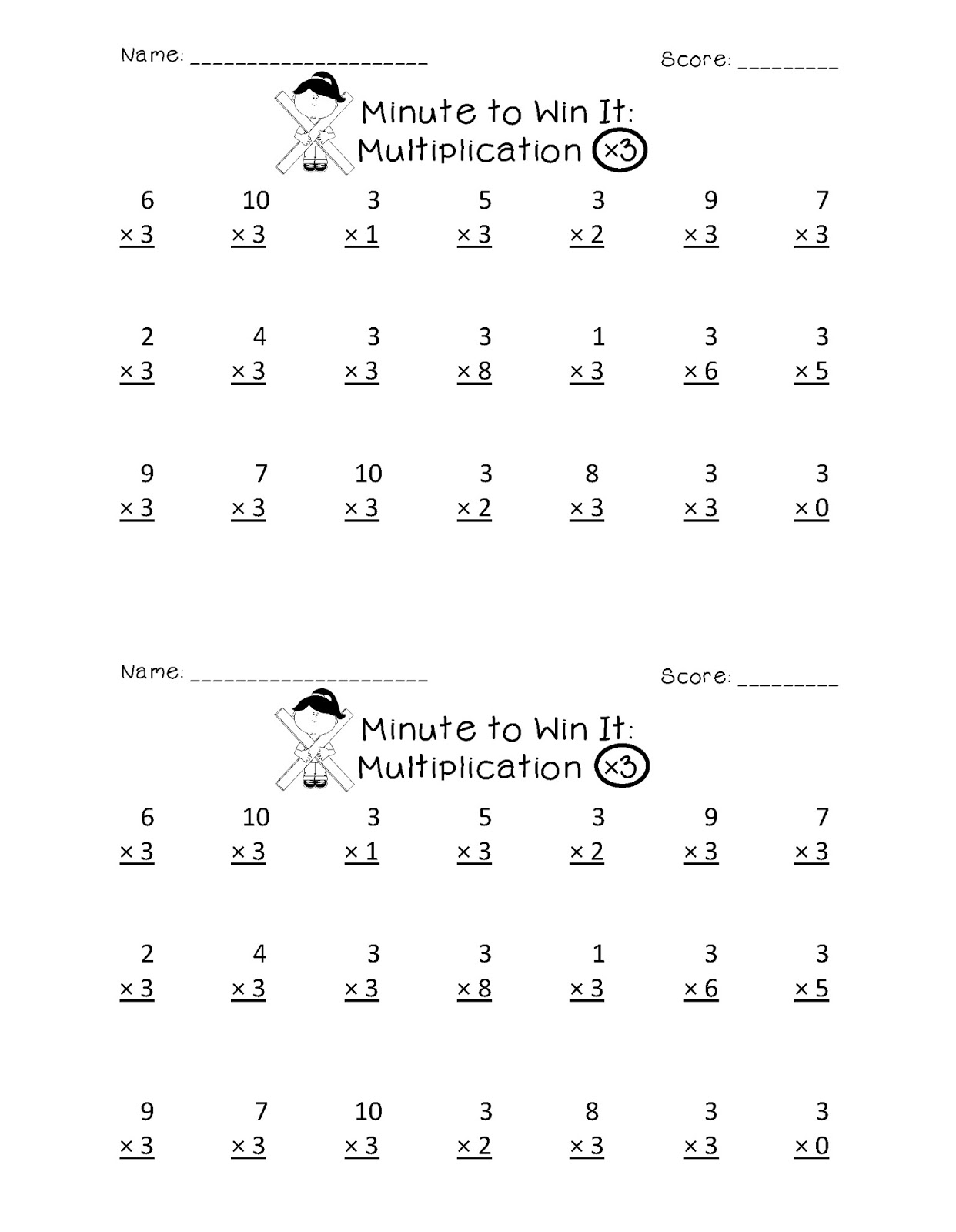Totally Terrific in Texas: Math Fact Practice and Punch Cards