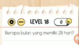 Berapa Bulan Yang Memiliki 28 Hari Brain Test Area Tekno