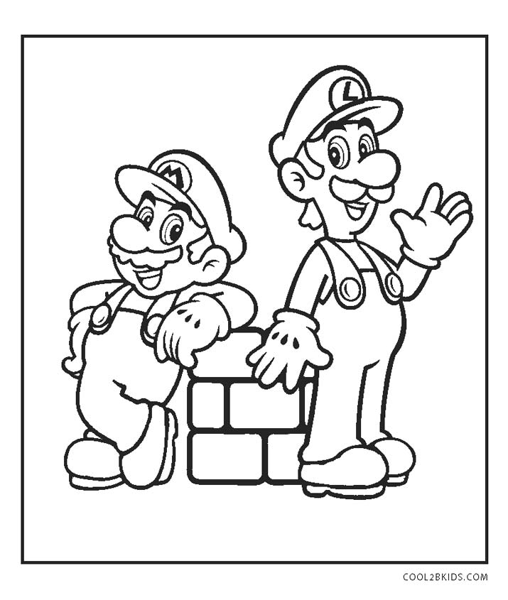 Mario Brothers Coloring Pages ~ Coloring Pages